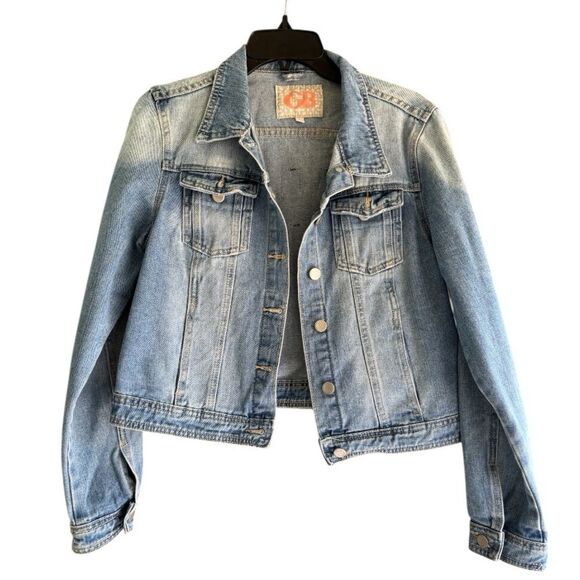 Gianni Bini “Babes Unite” Denim Jacket – Size Large - Picture 4 of 8